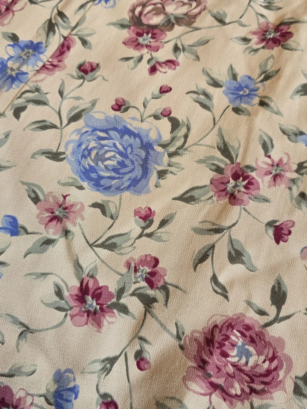 Talbots Vintage Floral Midi Skirt Size 12